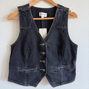 Universal Thread Dark Denim Vest Size 10